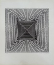 LUDWIG WILDING - Handsignierte Zinkografie Ex. 119/ 120 Ohne Titel 1969