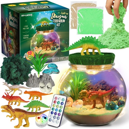 Dinosaurier terrarium set für - dinosaurier-terrarium-set,