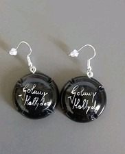 Ohrringe mit Champagnerkapseln