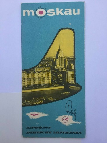 Ddr reklame prospekt - ddr, lufthansa