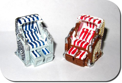 Miniatur strandkorb neu - strandkorb,,