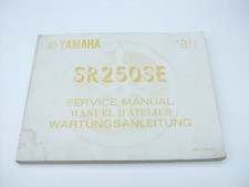 Yamaha SR 250 SE Wartungsanleitung Service Manual