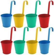 8 x Hängetopf bunt