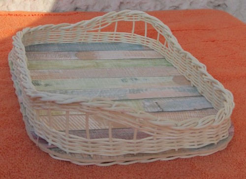 Serviertablett mit griffe - mit,