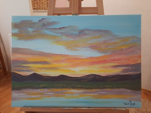 Original acrylbild bild - original,
