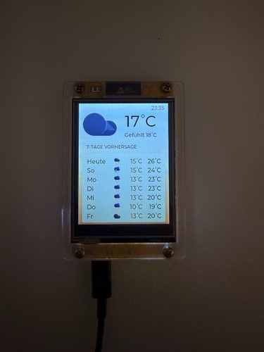 Wetterstation esp32 display - wetterstation, |