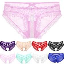 Herren Slips Riemchen Unterhosen Männlich Unterwäsche Gay Crossdresser Floral