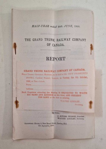 Grand trunk railway - grand, co