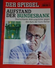 DER SPIEGEL Heft 35/2012 Aufstand der Bundesbank