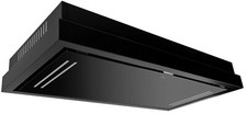 Dunstabzugshaube 120 cm  Gurari GCH C 343 BL Deckenhaube  Schwarz Glas 