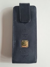 einzelartiges Sammlerstück Original MCM HANDY ETUI aus Leder und Nylon, 