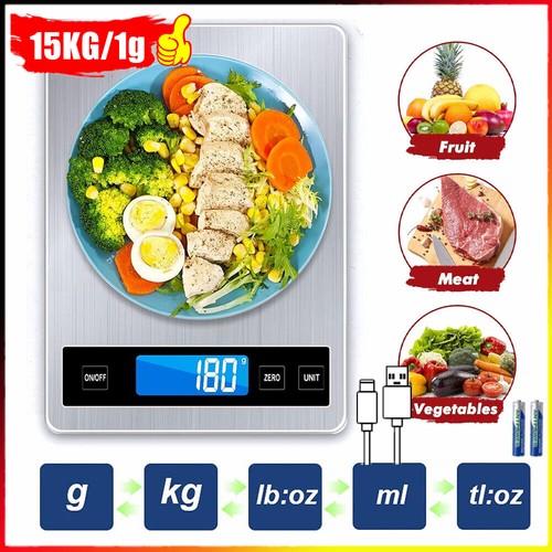 Digitale küchenwaage 15kg - digitale,