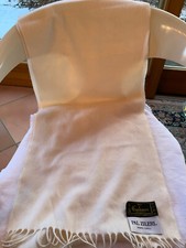 Luxus 100 % Cashmere Schal Pal Zileri Weiss Wollweiss Italy Top Zustand Uinisex