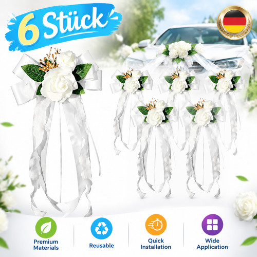 Weiße rosen stück - rosen, 6