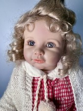 Super Süße Künstlerpuppe "Alicia"Monika Gerdes  Lim: 500  Stück 65cm