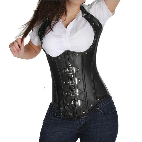 Women steampunk faux leather - steampunk,