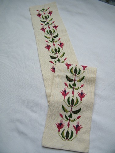 Kreuzstich stickbild blumen - stickbild,