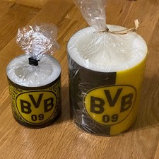 2x BVB Kerzen Wachskerzen