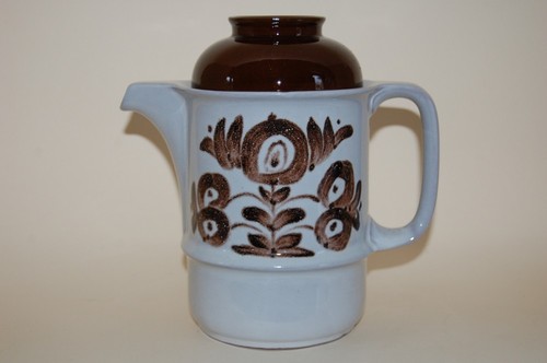 Kaffeekanne hartkeramik blume - kaffeekanne,
