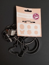 Ausstecher-Set 6 Stück Blumen Kreis Edelstahl Ausstechform Keks Blumen Förmchen