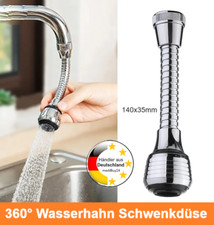 Wasserhahnaufsatz Brausekopf Strahlregler Schwenkbrause Mischdüse Verlängerung ✅