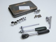 Nusskasten  1/4 Zoll Knarre Protec  Dowidat Belzer Zoll 7/16 -3/16 Bundeswehr N6