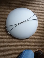 Große Designrr Deckenleuchte, Zimmerlampe Rauchglas!