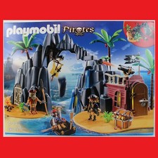 Playmobil 6679 Piraten-Schatzinsel Piraten Schatz Schatzinsel Boot Schiff NEU