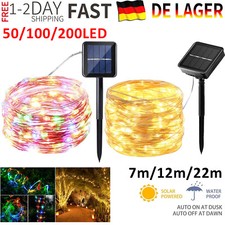 7-22m LED Solar Lichterkette