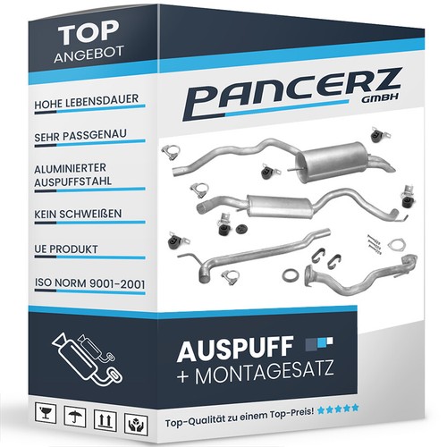 Auspuffanlage für 2 5 - auspuffanlage,