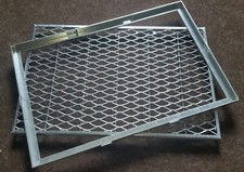 Fußabstreifer Schuhabstreifer 60 x 40  Abtreter Streckmetallrost  Zarge Rost