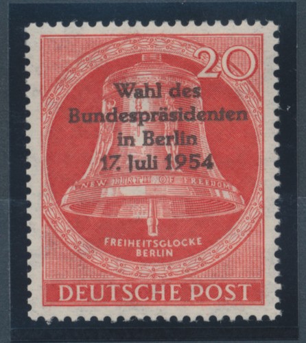 Berlin 1954 glocke mit - glocke,