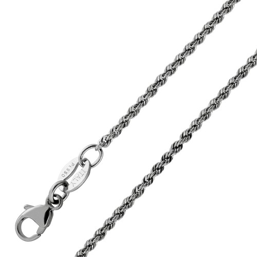 Platin 950 kordelkette 4mm - platin,