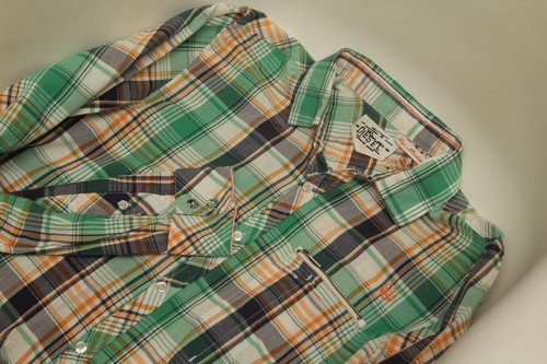 Men diesel shirt green - men, cotton
