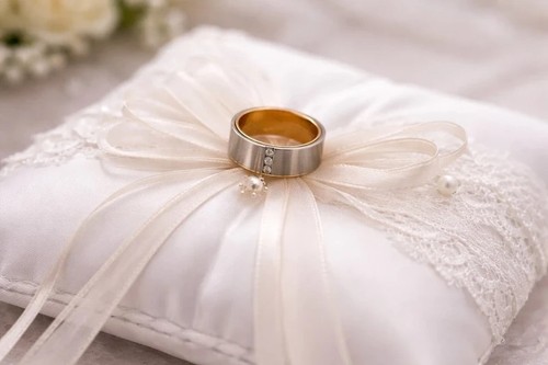 Eleganter bicolor ehering - eleganter,