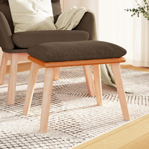 Vidaxl fußhocker braun - fußhocker,