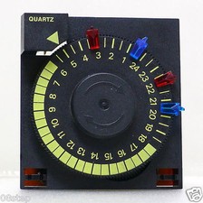 Schaltuhr Landis & Gyr L&G Siemens Sigmagyr Brötje AUZ schwarz-gelb 20€ Inz. Gar