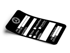 60 x OIL Service Aufkleber Fahrzeuginspektion Wartung Ölwechsel für Mercedes