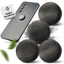 PURAJA Schungit Aufkleber | EMF Blocker für Handy, Smartphone, Tablet und Laptop