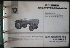 Güldner Schlepper Burgund N A3KT / A3KTA Ersatzteiltatalog
