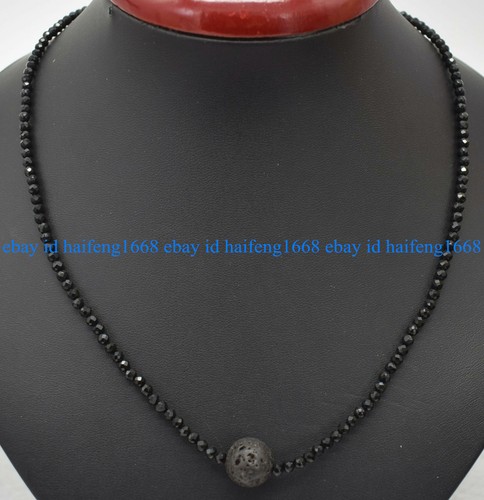 Facettiert 3mm schwarz spinell - schwarz,