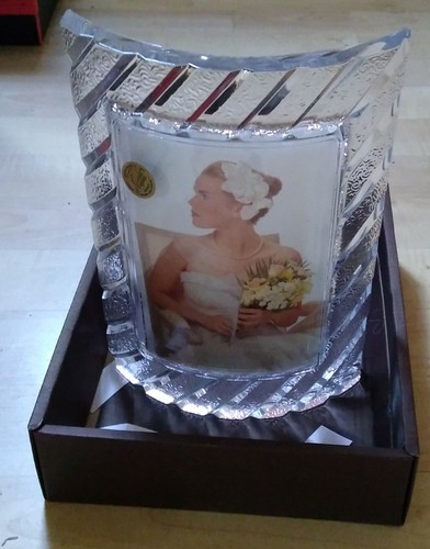 Vintage kristall bilderrahmen - vintage,