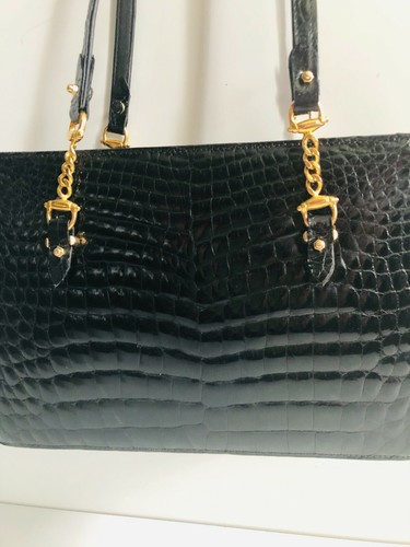 Krokodilleder tasche - tasche, in