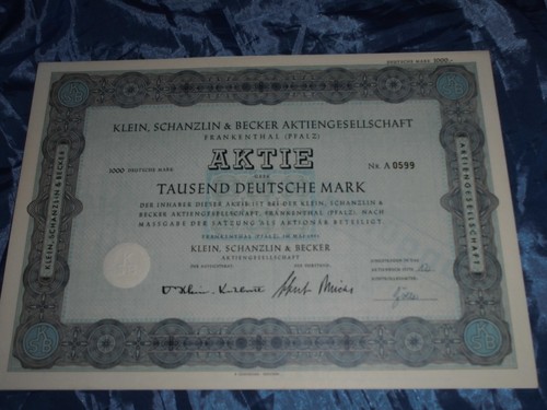 Historische aktie schanzlin - aktie, ,