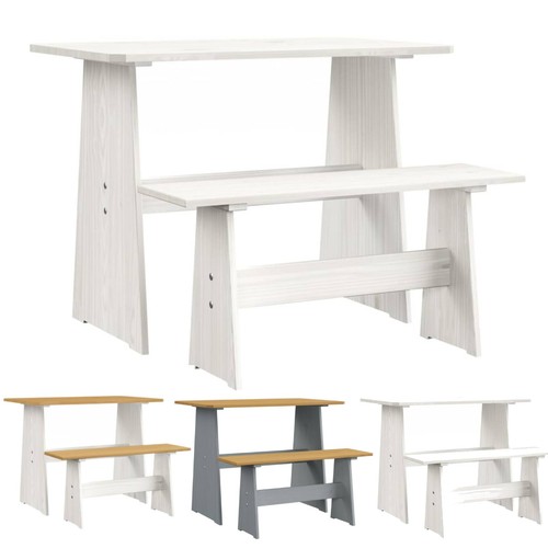 Esstisch mit bank holz - esstisch,