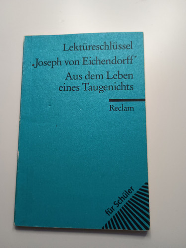 Lektüreschlüssel joseph von - lektüreschlüssel:,