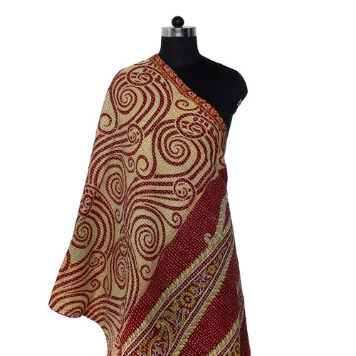 Baumwolle kantha schal - baumwolle,