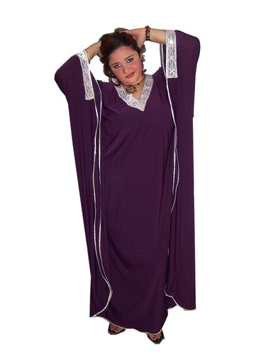Damen kaftan kleid butterfly - kaftan,