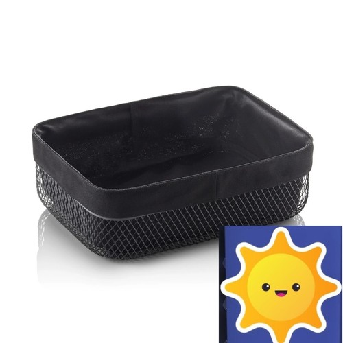 Korb mit stoffeinsatz metall - stoffeinsatz,