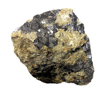 Sphalerit und Pyrit Erzstück  Reiche Zeche in Freiberg  im  Erzgebirge Sachsen